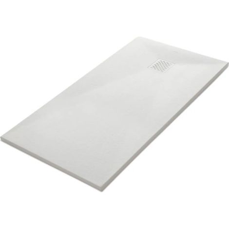 Receveur de Douche 180x120cm MC BATH Centuria Stone en Fonte Minérale Extra-Plat Blanc - 01CPBL18001200M (1/5)