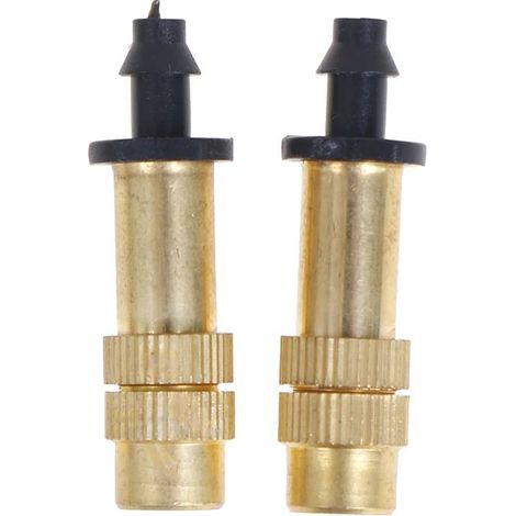 Buse de pulvérisation de jardin réglable en cuivre, 2 pièces, buse de pulvérisation d&39eau de pelouse pour serre, vente en gros, livraison directe (1/5)