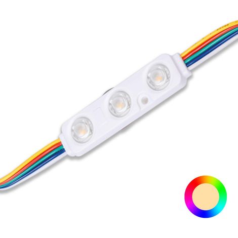 LED Modul 0,72W 12V 160° IP66 - Lichtfarbe: RGB+3000K