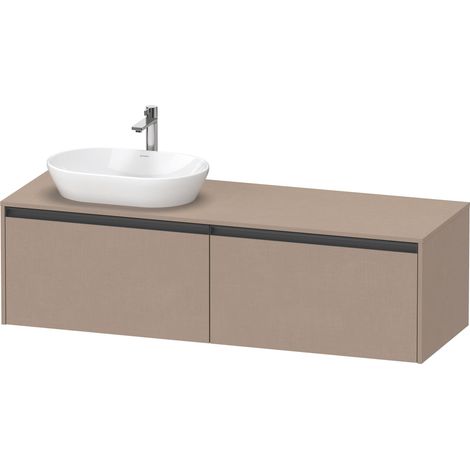 Duravit Ketho.2 bâti-support de lavabo en console, découpe de la