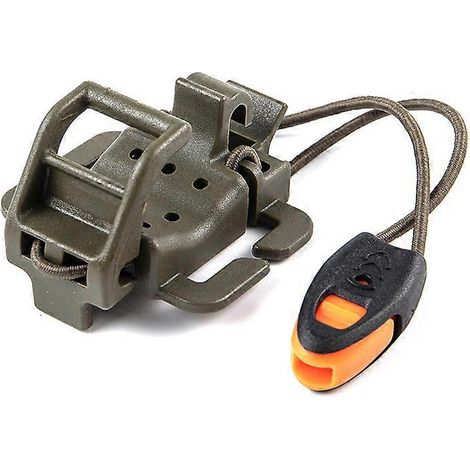 Garrot multifonctionnel à boucle de suspension, accessoires de sac à dos militaire, clip de roue tactique MOLLE, accessoires de randonnée
