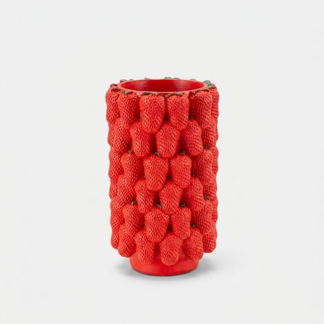 Jarrón decorativo de polirresina para interior Strawberry (1/5)