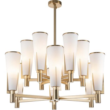 Kristall Deckenleuchte Gold Metall 90X90X85 Cm (1/4)