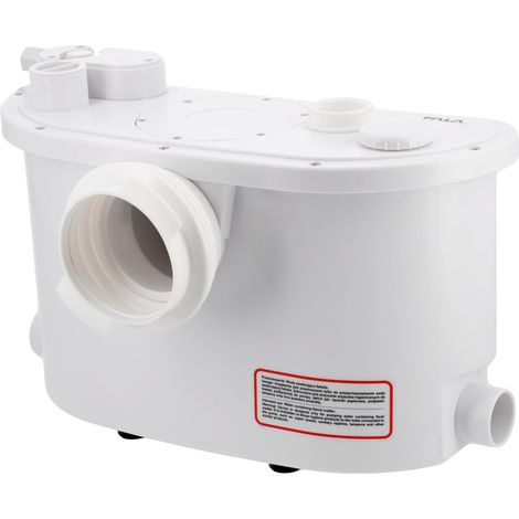 WC station de relevage, pompe à matières fécales douche lavabo avec broyeur 400W