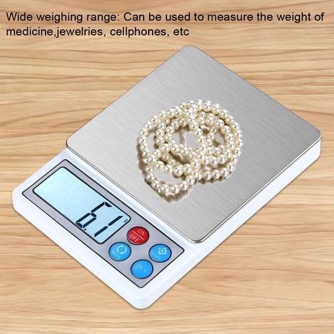 Tragbare Mini-Digitalwaage mit elektronischer Waage (2 kg/0,1 g) – Hohe Präzision beim Messen (1/5)