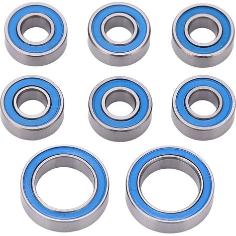 Roulement à Billes de Voiture RC 8 Pièces, Kit de Roulement Scellé pour Moyeu de Roue, pour 1/10 4x4 4wd Slash Stampede Rustler (1/5)