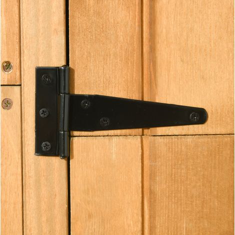 Schrank Gartenschrank Aufbewahrung Holzregale HAVRYA (1/4)