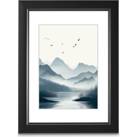 Cadre photo - HAMA - Chill - Noir - 13x18 cm - Plastique avec verre poli