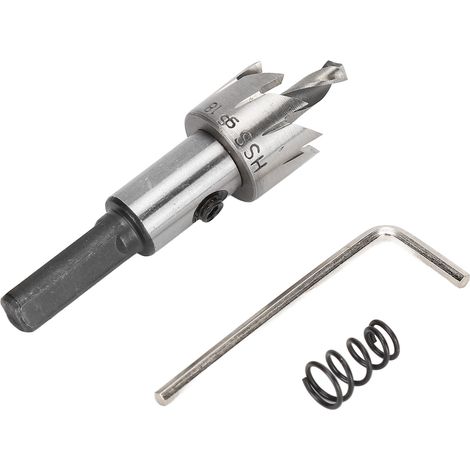 18mm trépan à bois, foret HSS 3 lèvres pour élargissement, outil de perçage avec clé (1/5)