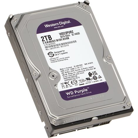 Disque dur enregistreur Western Digital HDD-WD23PURZ 2 To 24/7 (1/3)