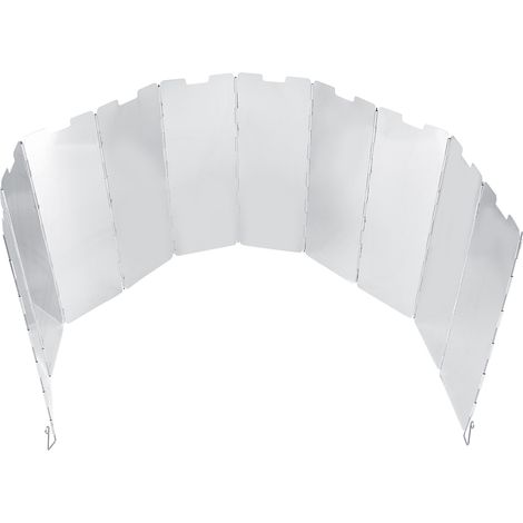 10 pare-soleil pliables pour brûleur de réchaud à gaz de camping, pique-nique et barbecue. (1/5)