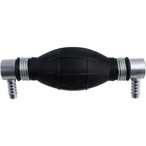 Pompe Poire d'Amorçage pour Système Alimentation Carburant Gasoil Essence Diesel 8mm Coude 90° Universel (1/3)