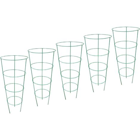 Pack of 5 Conical Garden Plant Support Rings (75cm) (1/5)