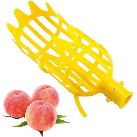 Cueille-fruits en plastique haute altitude pour la cueillette de fruits jaunes (Yellow) (1/5)