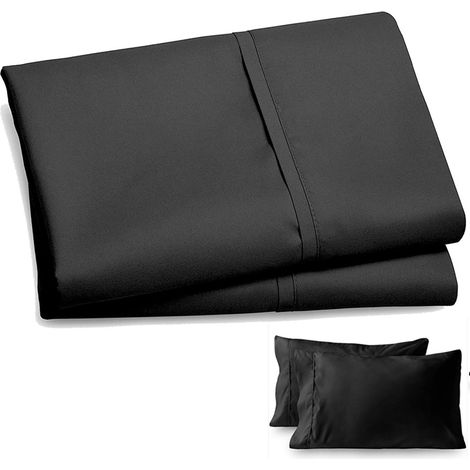 Taie D Oreiller - Microfibre 51 X 76 Cm - Rabat - Lot De 2 (1/5)