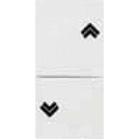 6PZ PULSANTE DOPPIO SALISCENDI "AQUA" - 1P(NO)+1P(NO) - 10A 250V (7637.1)
