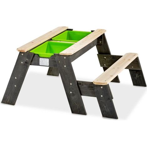 EXIT Aksent Sand,- Wasser- und Picknicktisch (1 Bank) (1/3)