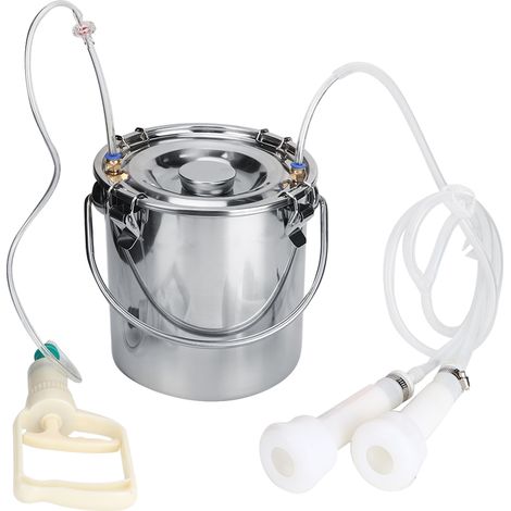1 Traiteuse manuelle,Acier inoxydable,5L,Silicone alimentaire,Ferme,Vache,Mouton（Troisième trimestre : septembre） (1/5)
