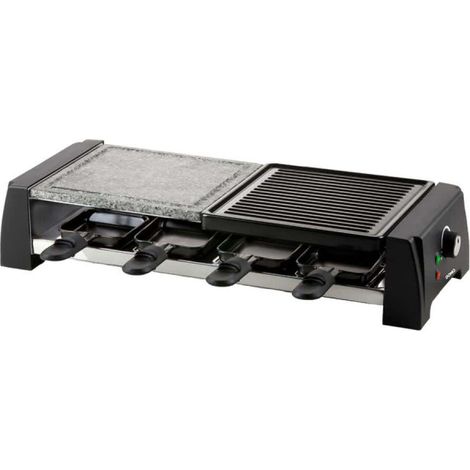 DOMO DO9190G Appareil a raclette 8 personnes - Noir (1/5)
