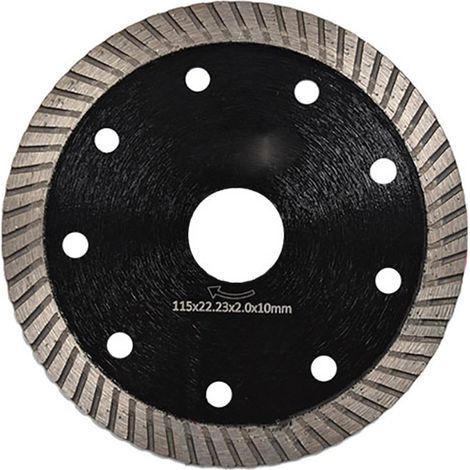 Disco sottile Diamond Turbo, 115 mm/22,23 mm, nero (1/5)