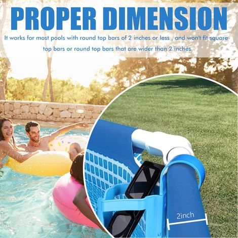 Porte-gobelet de piscine pour piscine hors sol, porte-gobelet multifonction, accessoires pour piscine (1/5)