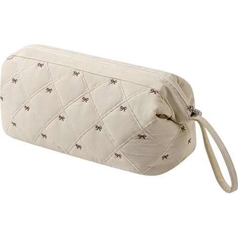 Sac Rangement Outils Coiffure Suspendable, Étanche, Avec Multiples Sac De Pour Fers À Lisser Et Sèche-Cheveux Pour Lisseur, Brosses, Peignes, Lotion, Salle De Bain D'Hôtel, Dortoir (1/5)
