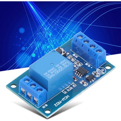 Module relais bistable 12 V à bouton unique, interrupteur de modification automobile, démarrage/arrêt par un bouton, verrouillage automatique, commande par microcontrôleur, 51 (1/5)