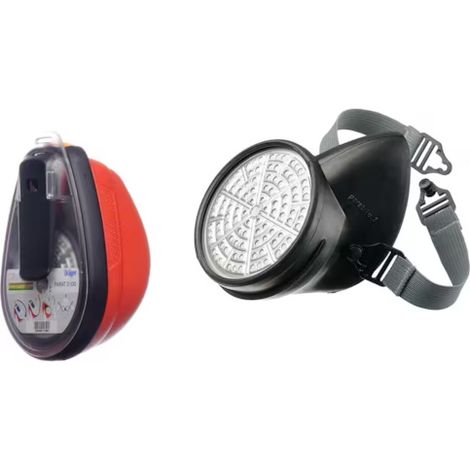 Demi-masque d'évacuation Parat 3100 Draeger
