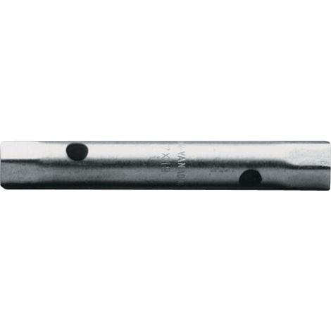 Clé à tuyau SW 22x24mm L.185mm Diamètre de trou 12,5mm chromé TECWERK (1/2)