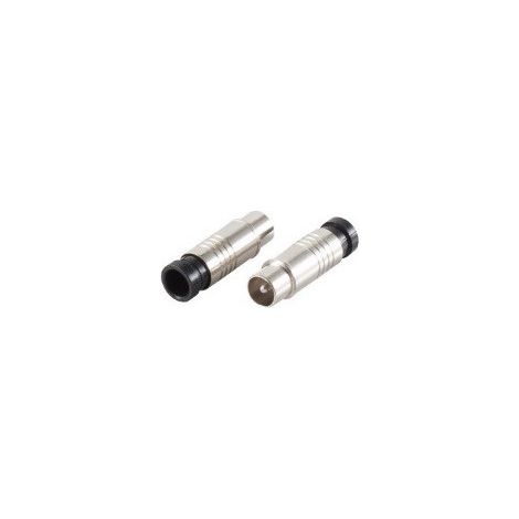 HDSAT Connecteur IEC Male - connecteur de Compression pour câble 7.2mm