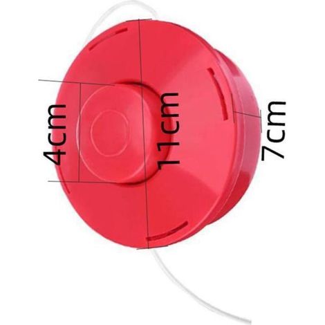BDD Set di 3 testine universali per tagliaerba, testine di ricambio per decespugliatori, set di catene, spazzole e utensili elettrici per giardino, prato e patio. (1/3)