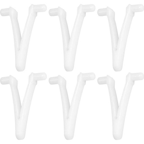 Clip papillon de piscine, clip de fixation de piscine 6PCS V Clip, remplacement de clip V pour écumoire de piscine pour brosse de spa de piscine (1/5)