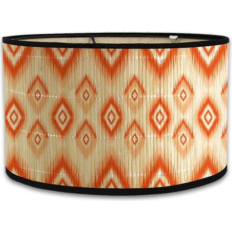 Lampenschirme mit Print, ovaler Lampenschirm 30x30x20CM, Vintage-Lampenschirme A--