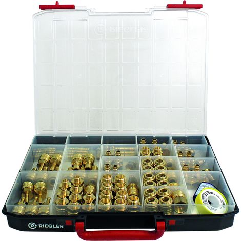 Riegler Sortimentsbox mit Schnellverschlusskupplung und Stecknippel NW 7,2 (1/3)
