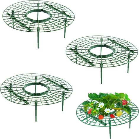 Filiyano – outil en plastique réutilisable – Support à fraises et tomates, outil en plastique réutilisable pour la plantation de légumes, sac de (1/5)