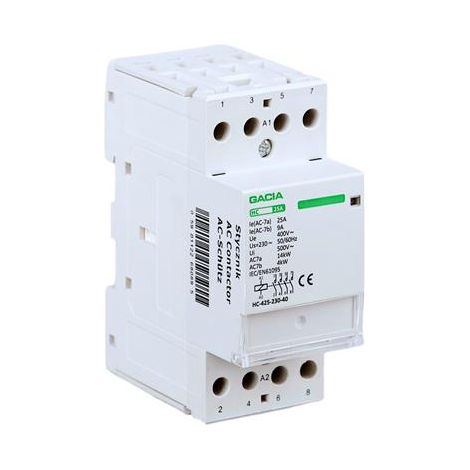 Moduler Kontakt 25A 2-polig - 230V - 4 NO Kontakte - Sicherer Betrieb - Einfache Montage (1/2)