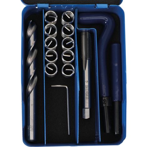 BGS Kit de reparación de roscas M12 x 1,5 14 piezas - 9429