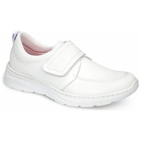 Zapato de trabajo tipo blucher con cierre de velcro FLORENCIA-PLUS 42 Blanco (1/4)