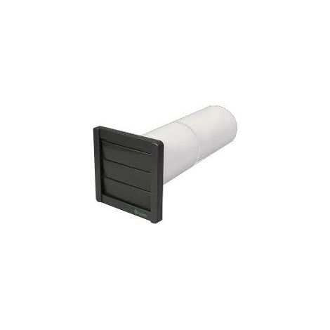 Xpelair 4" Wall Vent Installation Kit Wall Tube External Grille Square VK10