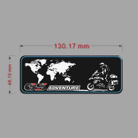 Autocollants R 1200 1250 850 750 GS pour BMW R1200GS R1250GS F750GS F800GS F850GS G310GS Adventure, protections de réservoir, bagages, valises en aluminium - ADV2 (1/4)