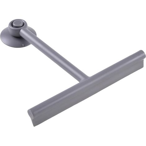 Escobilla de goma transparente fácil de usar para puertas de ducha y baños.