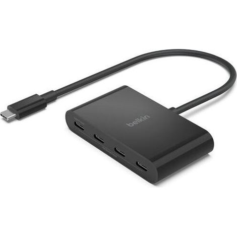 Belkin AVC018BTBK hub de interfaz USB Tipo C 10000 Mbit/s Negro (1/4)