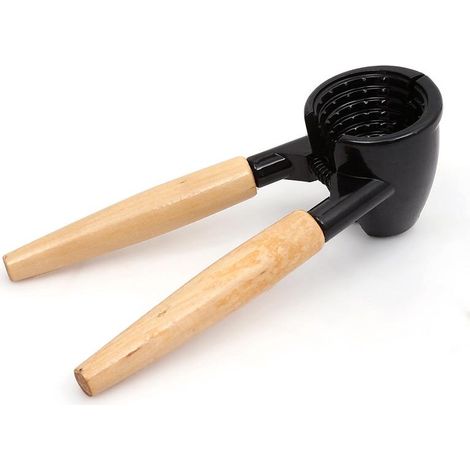 Casse-noix décapsuleur noisettes, pince à bouteille avec manche en bois, ouvre-bouteille à levier, outil de bar en bois massif, lot de 1, pratique pour cuisine et apéritif. (1/5)