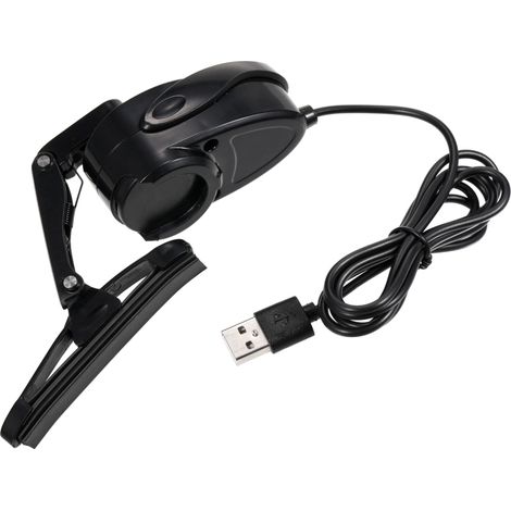Limpiaparabrisas para casco de motocicleta, mini limpiaparabrisas eléctrico impermeable de 2 W para casco de motocicleta USB
