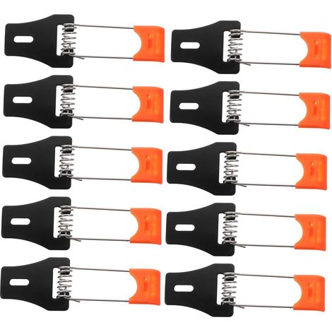 Clip de Fixation pour Luminaire Encastré 50 Pièces Fer Plastique (1/5)