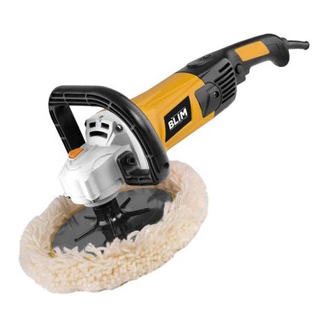 Lucidatrice Blim 180mm - potenza 1500w - velocità 600-3.200 giri/min - impugnatura ergonomica - include disco di lana