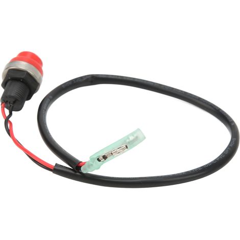 Interrupteur d'arrêt moteur ABS en métal, sûr et performant, pour moteurs hors-bord Tohatsu (1/5)