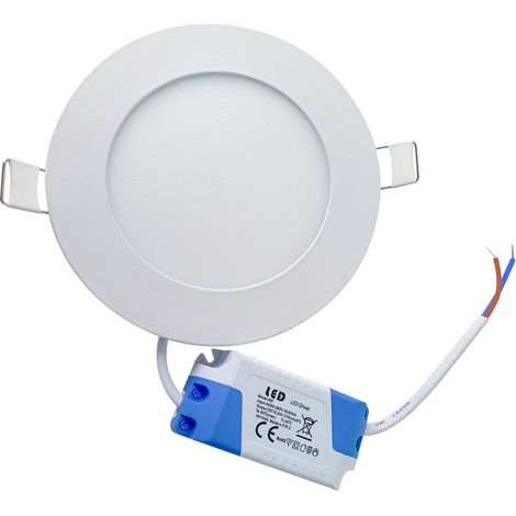 Spot Encastrable Led Downlight Panel Extra-plat 6w Blanc Chaud 3000k - Digilamp (1/5)