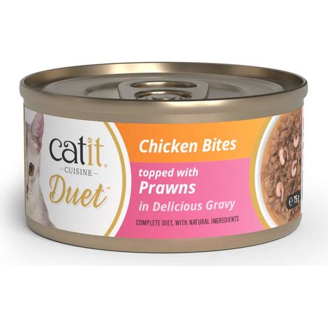 Dúo de carne con toppings para gatos Catit Cuisine Duet