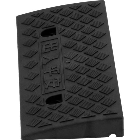 Tapis de marchepied de 5 cm d'épaisseur, tapis de rampe, rampe d'accès, tapis de seuil de portière de voiture, tapis de montée/d'escalade en plastique, noir (1/5)